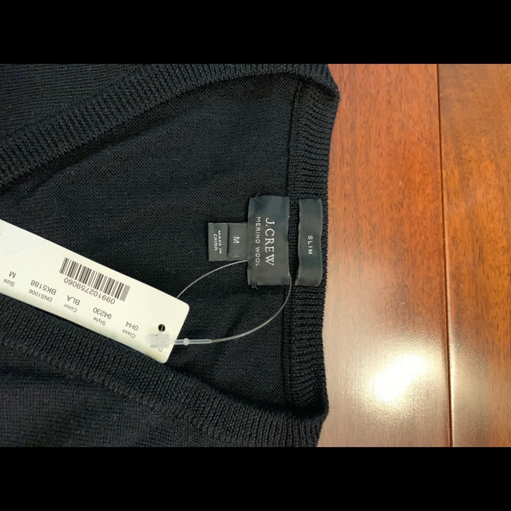 J. Crew 100% Merino Wool Slim Fit Men’s Sweater